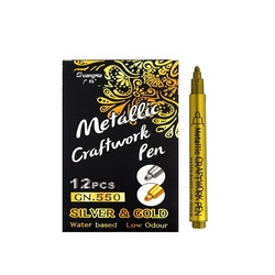 GuangNa Metallic Craftwork Pen Gold GN550